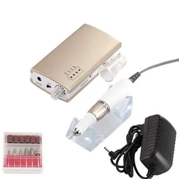 Miss Sweet Portable Nail Drill Machine Sweet Gold Rechargeable Electric