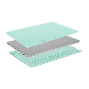 MOSISO Compatible with MacBook Pro 16 inch Case 2020 2019 Release A2141 with Touch Bar Touch ID, Protective Plastic Hard Shell Case & Keyboard Cover & Screen Protector & Storage Bag, Mint Green
