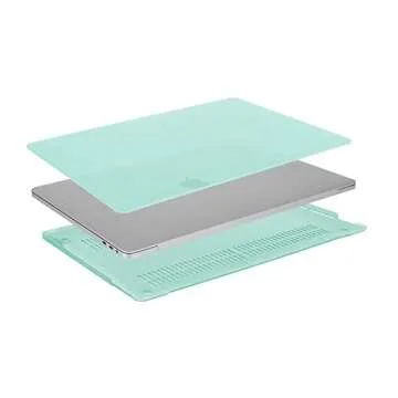 MOSISO Compatible with MacBook Pro 16 inch Case 2020 2019 Release A2141 with Touch Bar Touch ID, Protective Plastic Hard Shell Case & Keyboard Cover & Screen Protector & Storage Bag, Mint Green