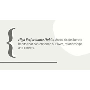High Performance Habits: How Extraordinary People Become That Way