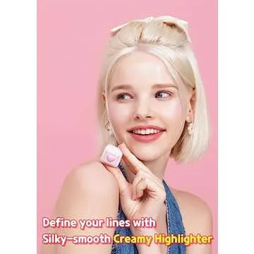 COLORGRAM Milk Bling Heartlighter 02 | Silky Pink Highlighter