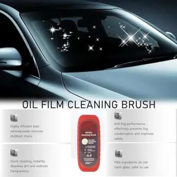 Wakbalxc Glass Cleaning Board for Windshield Clarity