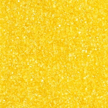 DecoPac Yellow Sanding Sugar for Cakes and Cookies