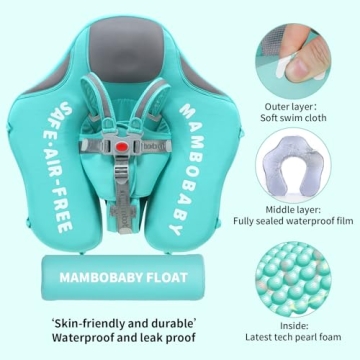Mambo Baby Float with Adjustable Canopy and Safety Features
