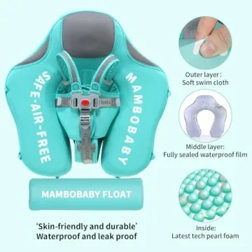 Mambo Baby Float with Adjustable Canopy and Safety Features