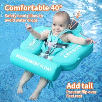 Mambo Baby Float with Adjustable Canopy and Safety Features