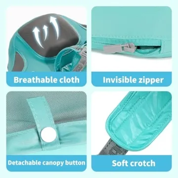 Mambo Baby Float with Adjustable Canopy and Safety Features