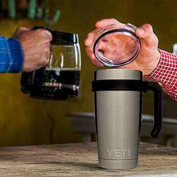Durable YETI Rambler 20oz Handle for Easy Carry