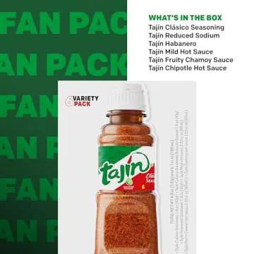 Tajín Fan Pack - Variety of 6 Flavors for Food Lovers