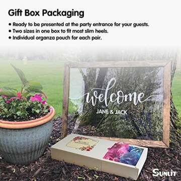 Heart Shaped High Heel Protectors for Women - Wedding Ready!