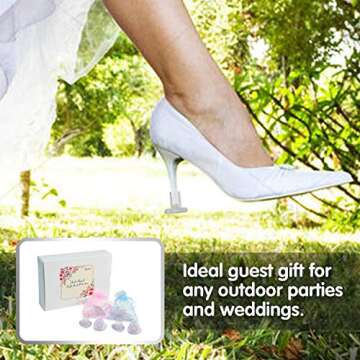 Heart Shaped High Heel Protectors for Women - Wedding Ready!