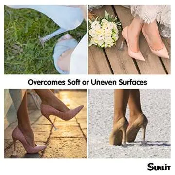 Heart Shaped High Heel Protectors for Women - Wedding Ready!