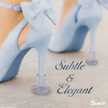 Heart Shaped High Heel Protectors for Women - Wedding Ready!