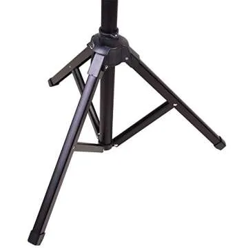 ADM Foldable Extra Light Large Music Stand, Black
