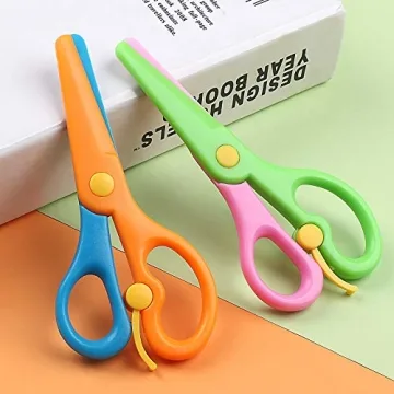 PECULA Safety Scissors For Kids, Perfect for Arts and Crafts