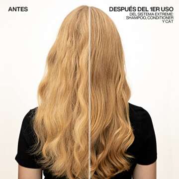 Redken Extreme CAT Anti-Damage Protein Reconstructing Treatment | For Distressed Hair | Strengthens Hair & Adds Shine | With Ceramide | 5 Fl Oz, 6.8 fl. oz