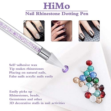 Nail Rhinestone Picker Tool with Extra Heads for DIY Art