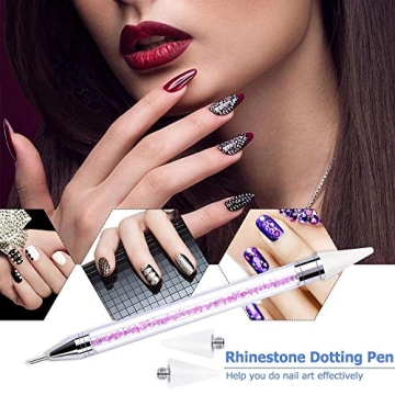 Nail Rhinestone Picker Tool with Extra Heads for DIY Art