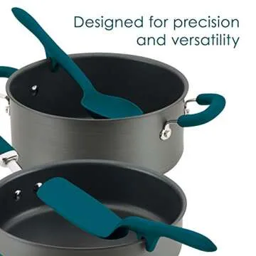 Rachael Ray Cooking Utensils Set - 3 Piece in Teal Blue