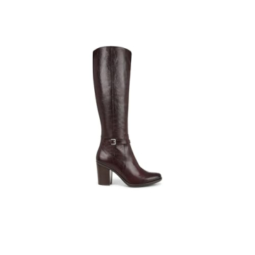 Naturalizer Kalina Wide Shaft Knee High Boot - Wine Leather