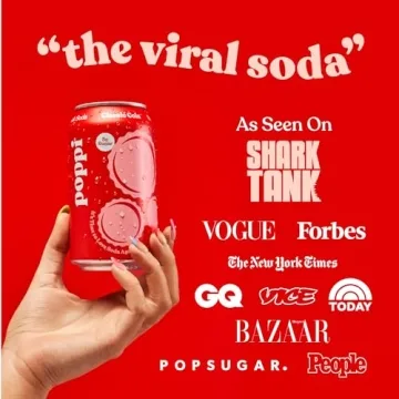 POPPI Prebiotic Soda Variety Pack - 12oz Cans