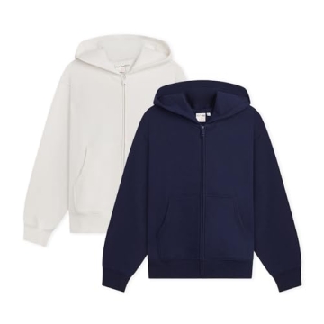KUT & SO Oversized Zip Hoodie 2-Pack - Comfortable & Stylish for Every Day