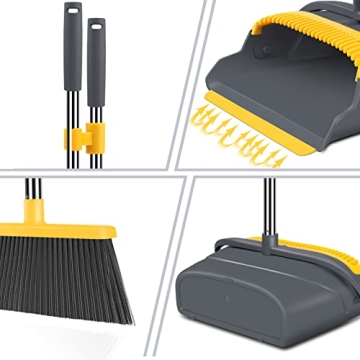 Kelamayi Broom and Dustpan Set for Easy Cleaning