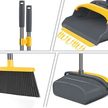 Kelamayi Broom and Dustpan Set for Easy Cleaning