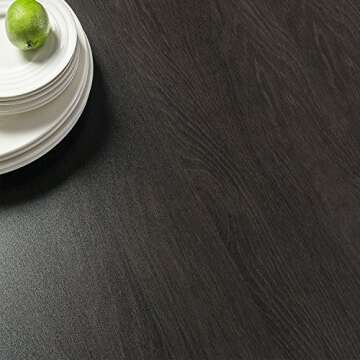 ZINUS Jennifer 55 Inch Black Frame Desk, Computer Workstation, Office Desk, Easy Assembly, Deep Espresso