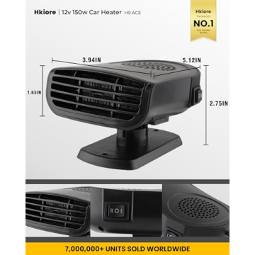 12V Portable Car Heater: Versatile Defroster for All Vehicles