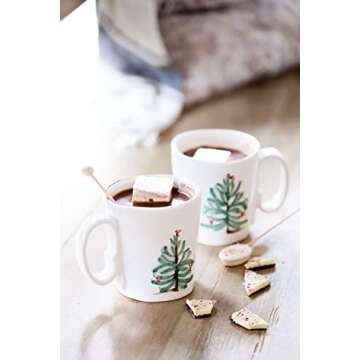 Vietri Lastra Holiday Collection Italian Dinnerware Sets (Mugs, Set of 4)