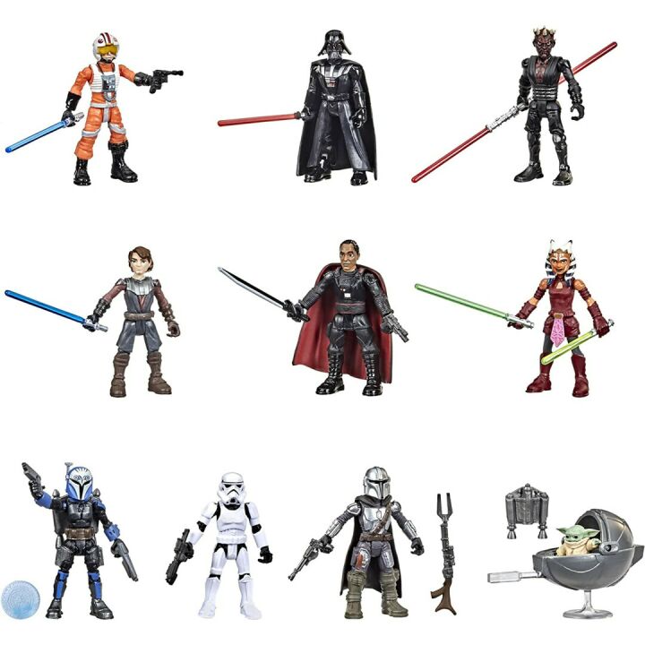 Star Wars Toys Mission Fleet 10-Pack with 19 Accessories
