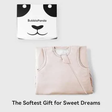 BubblePanda Soft Bamboo Sleep Sack for Baby 0-6 Months