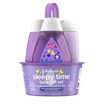 Johnson's Sleepy Time Bedtime Baby Gift Set with NaturalCalm Aromas