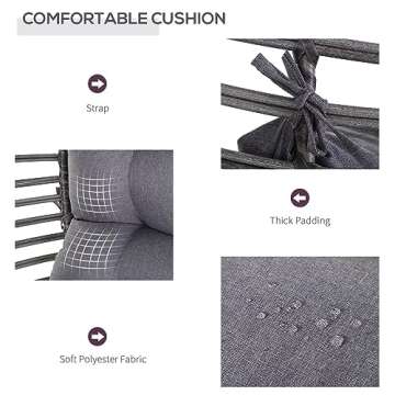 Stunning Outsunny Wicker Egg Chair for Indoor and Outdoor Use