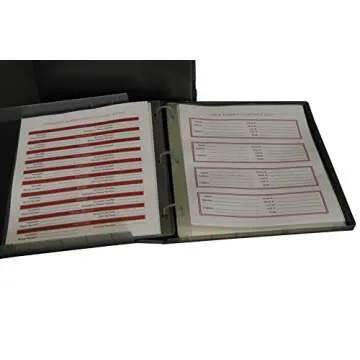 UniKeep Home Organization Binder/Storage Box with Guides and Checklists to Keep All Your Key Information in One Place