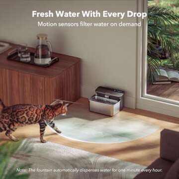 PETLIBRO 2.5L Ultrafiltration Cat Water Fountain