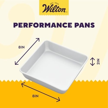 Wilton Performance Aluminum 8-Inch Cake and Brownie Pan