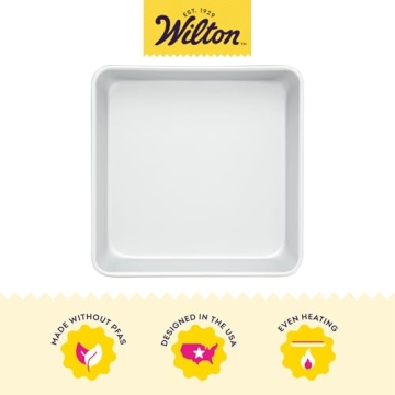 Wilton Performance Aluminum 8-Inch Cake and Brownie Pan