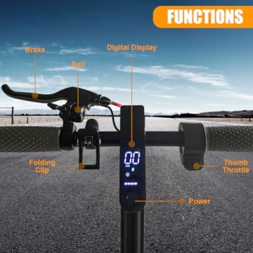 Electric Scooter Adults 19 Mph 350W Foldable E Scooter