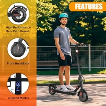 Electric Scooter Adults 19 Mph 350W Foldable E Scooter