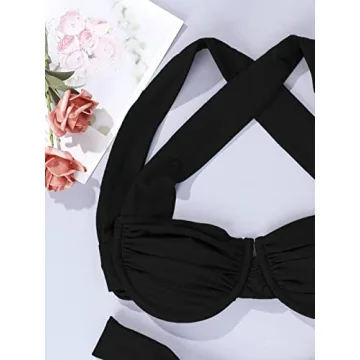 Stylish Hilinker Ruched Bikini Set for Women