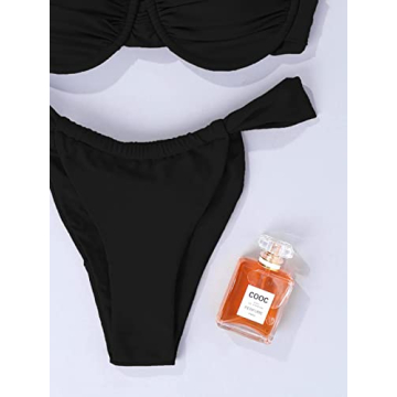 Stylish Hilinker Ruched Bikini Set for Women