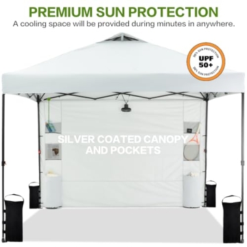 Tunbne Instant Shade Canopy Tent with Portable Case