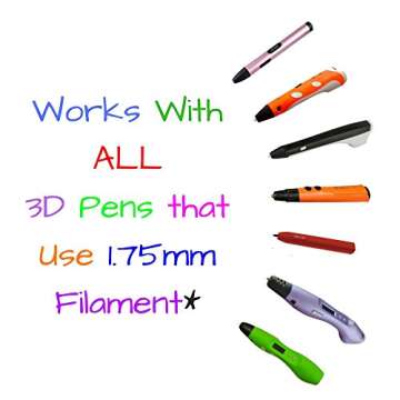 520 Feet of 16 Color 3D Pen PLA Filament Refills