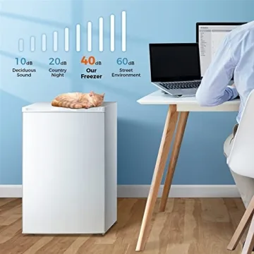 Kismile 3.0 Cu.ft Mini Freezer - Compact Storage Solution