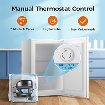 Kismile 3.0 Cu.ft Mini Freezer - Compact Storage Solution