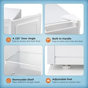 Kismile 3.0 Cu.ft Mini Freezer - Compact Storage Solution