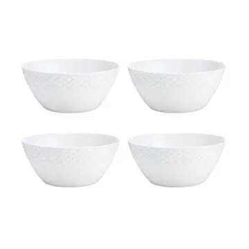 Elegant Mikasa Trellis Bone China 16-Piece Dinnerware Set