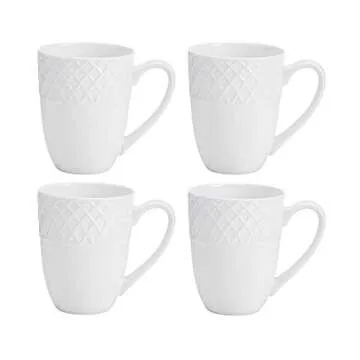 Elegant Mikasa Trellis Bone China 16-Piece Dinnerware Set